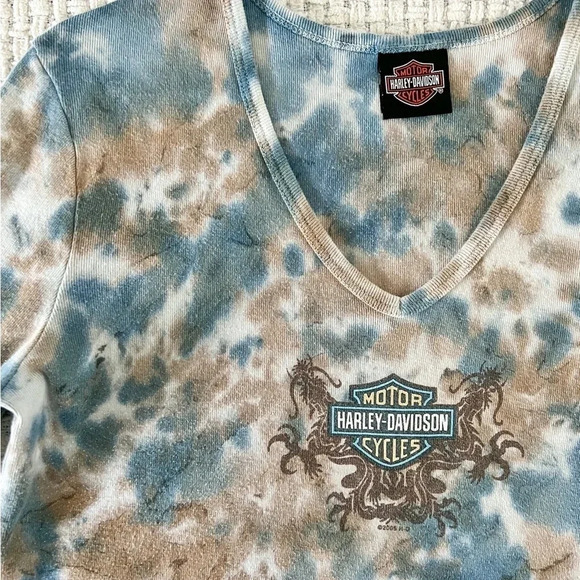 2005 Harley Davidson Tie Dye Top - Picture 6 of 6